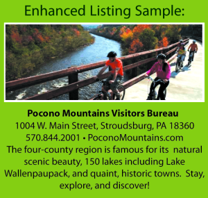 Pocono Mountains Magazine Enhanced Listing
