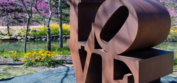 Crystal Bridges in Spring