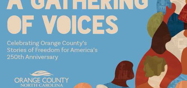 Book Cover for A Gathering of Voices, a publication of Orange County's stories