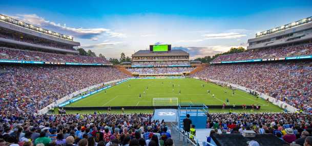International soccer in Kenan Stadium