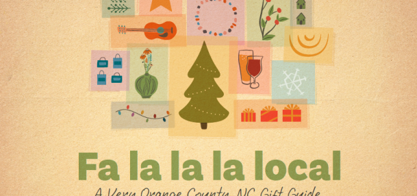 Cover of the 'A Very Orange County, NC Gift Guide