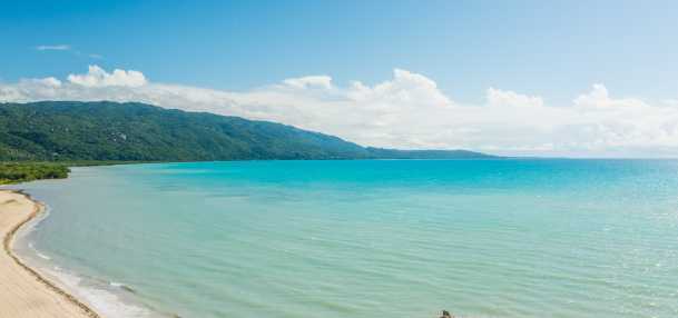 Beach at Busha Westmoreland - Drone image