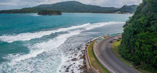 Aerial View - Port Maria Road - Ocho Rios
