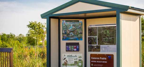 Visitor Information at Cameron Prairie National Wildlife Refuge Visitor Center