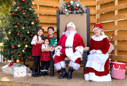 Santa at Christmas Celebration