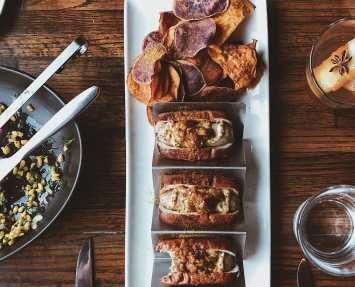 Linger Restaurant Food Spread
