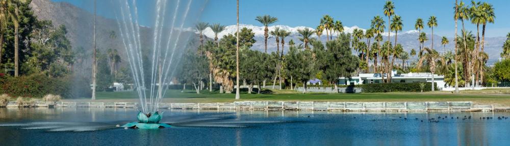 walt disney Indian Canyon Club fountain