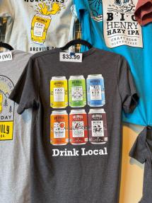 Holidaily Brewing Company Drink Local T Shirt for sale
