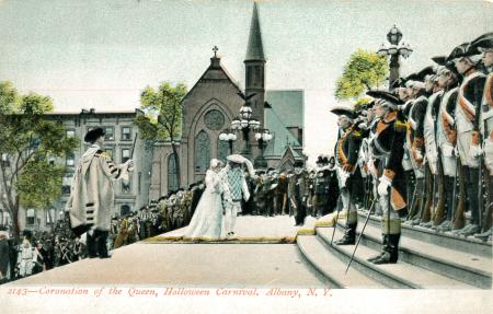 All Hallow-E'en Festival Coronation of the Queen Postcard
