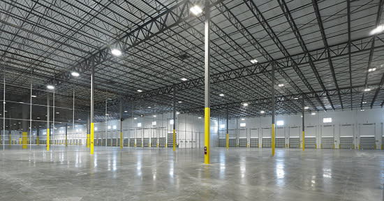 The interior of the International Logistics Center at Port Everglades.