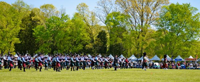 A view of the Loch Norman Highland Games