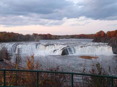 Cohoes Falls in Autumn