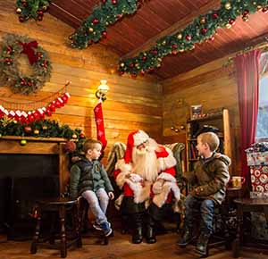 Visit Santa as part of your hotel short break at Alton Towers