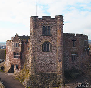 An exterior view of Tamworth Castle