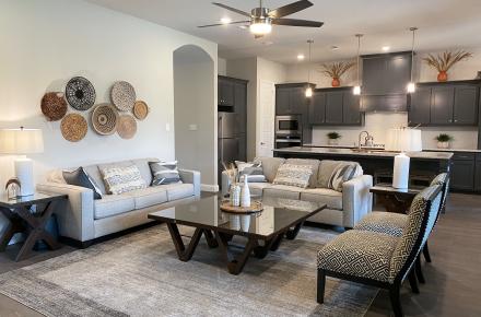 Boho Cowboy House Living Room