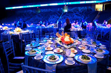 Banquet on the Arena Floor of College Park Center