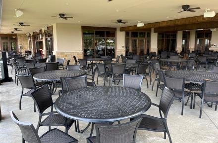 Texas Rangers Golf Club Covered Patio