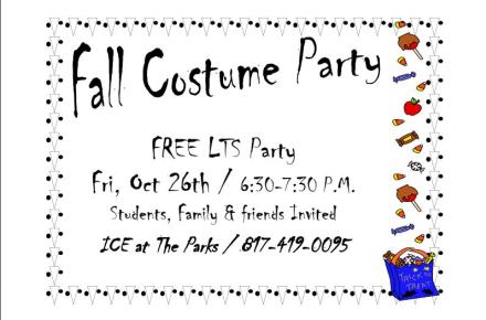 Fall costume party