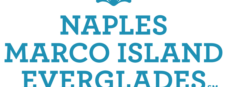 Naples Marco Island Everglades Paradise Coast logo (blue text)