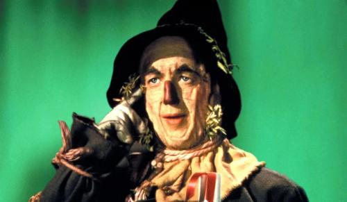 Ray Bolger as scarecrow in the Wizard of Oz