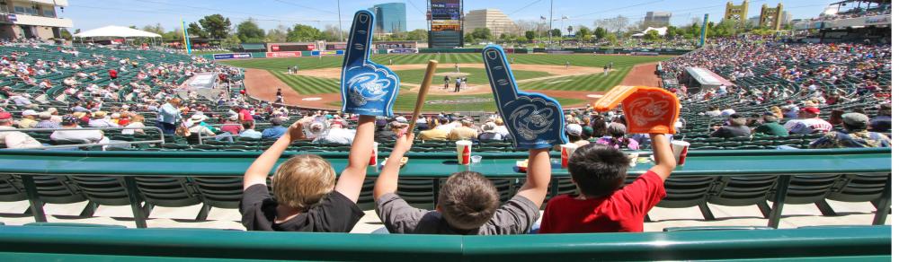 Kids at Baseball Game