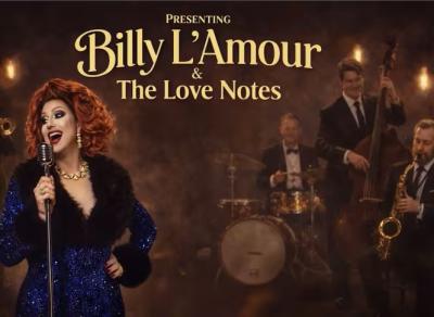 Poster for Billy L'Amour Love Notes show at Spirit Animal at Hotel Zoso Palm Springs