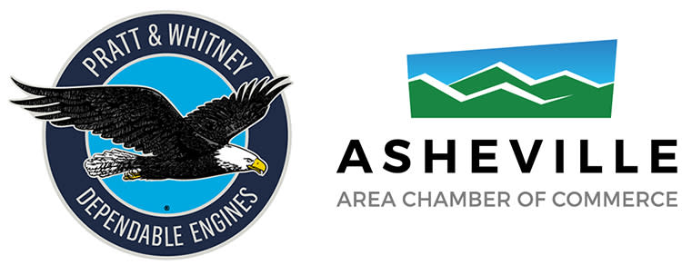 Asheville Chamber and Pratt Whitney logos