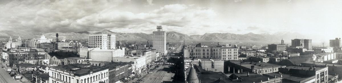 Downtown Salt Lake City circa 1913