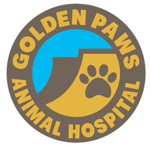 Golden Paws Animal Hospital Logo