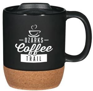 Ozarks Coffee Trail Mug with Cork Bottom