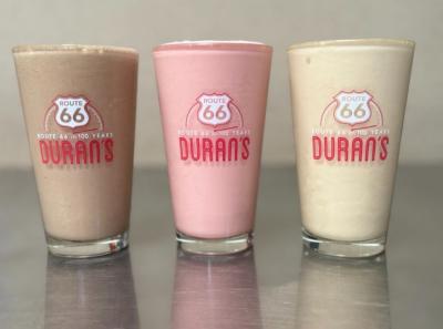 An image of the Route 66 Centennial shakes offered at Duran Central Pharmacy.