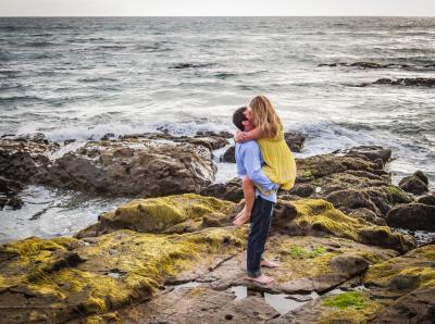 Romance at the water
