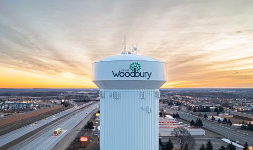 Aerial photo of Water Tower