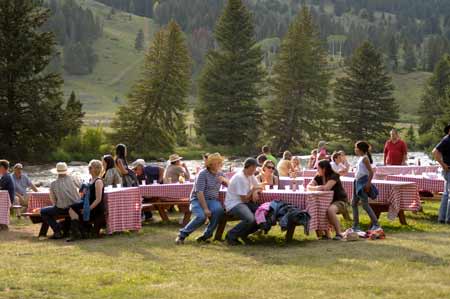 BBQ Dinner | Photo: 320 Ranch