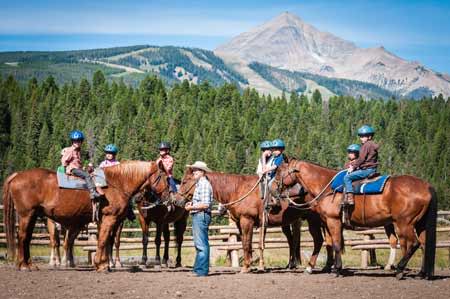 Kids Horseback Riding | Photo: Lone Mountain Ranch