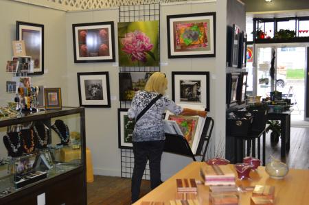 Shopper at Gallery on the Square