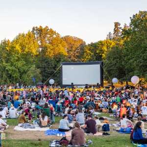 [ID: photo of Evo Summer Cinema Series - Recurring weekly on Tuesday until August 27, 2024]