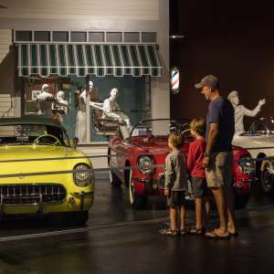 See classic Corvettes and futuristic prototypes at the National Corvette Museum