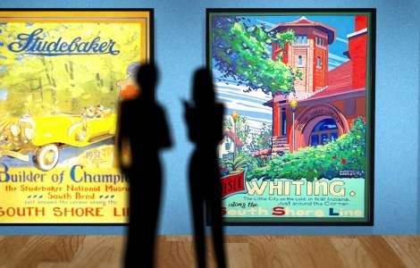 Northwest Indiana History South Shore Line Poster Series