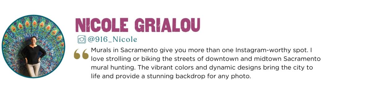 Image Says: Murals in Sacramento give you more than one Instagram-worthy spot. I love strolling or biking the streets of downtown and midtown Sacramento mural hunting. The vibrant colors and dynamic designs bring the city to life and provide a stunning backdrop for any photo.