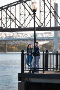 Jeffersonville Riverwalk Couple