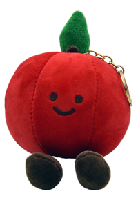 Plush apple keychain available at the Visit Fort Wayne Store Plush Apple Keychain available at the Visit Fort Wayne Store