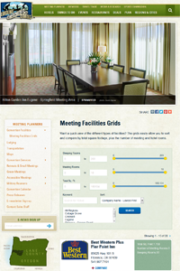 Meeting Facilities Grids - Meeting Rooms - Eugene, Cascades & Oregon Coast