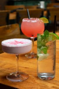 Drinks from Twisted Fork.