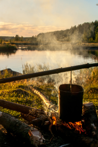 Campfire River Cooking