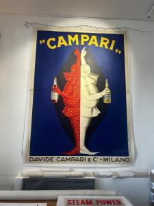 Campari Poster at Real Old Paper