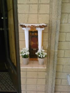 A small door for the Fairy Trail at the Gennett Mansion in Richmond Wayne County