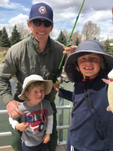 Fishing at Huck Finn Pond