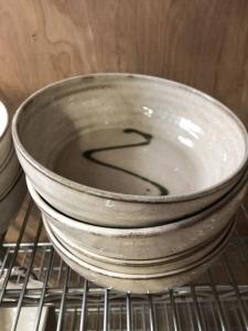 Potts Pottery Bowls Stacked