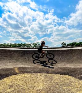 Kid on Pump Track